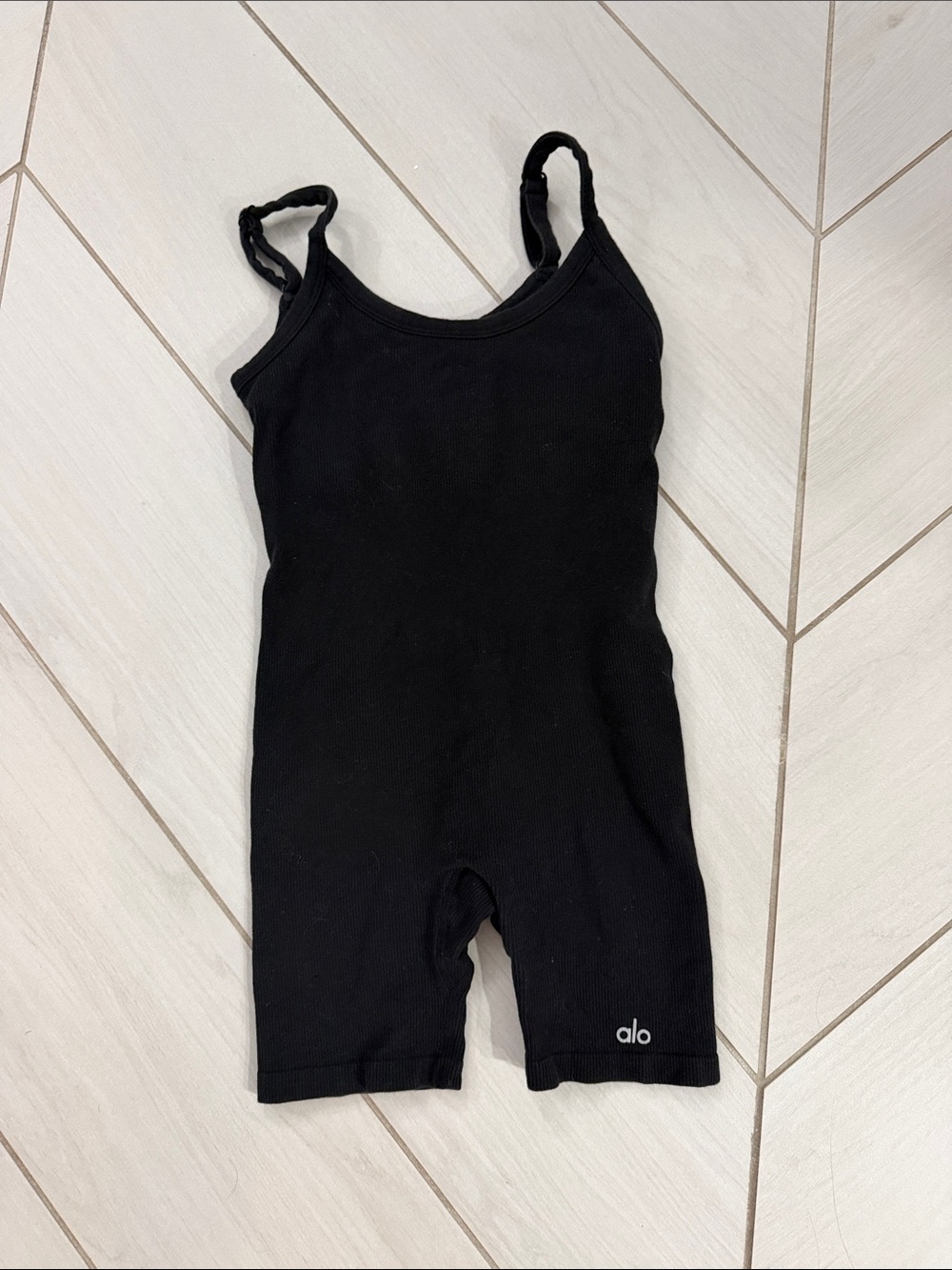 ALO Yoga seamless ribbed Mello onesie